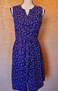 Old Navy Medium Blue Sleeveless Dress